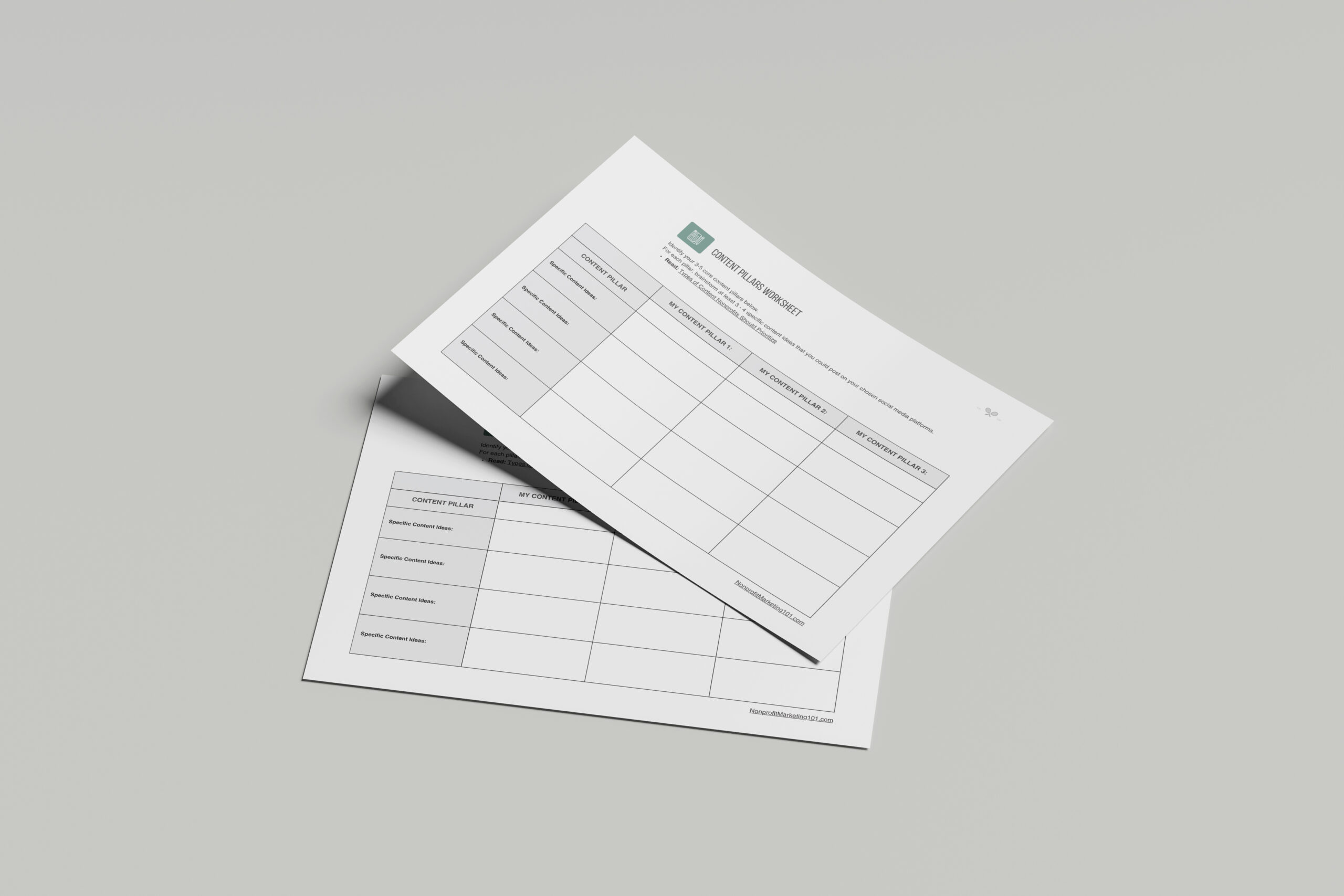 Content Clarity: The Nonprofit Content Pillars Brainstorm Worksheet